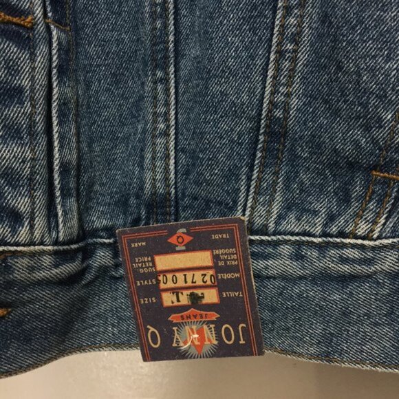 VINTAGE JONNY-Q DENIM JACKETS SIZE L - Picture 5 of 8